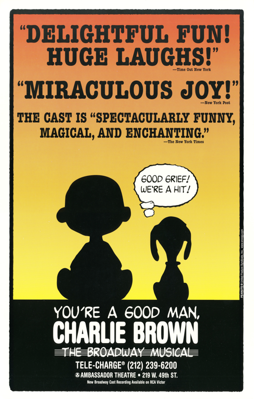 You're A Good Man, Charlie Brown (revival, Broadway)