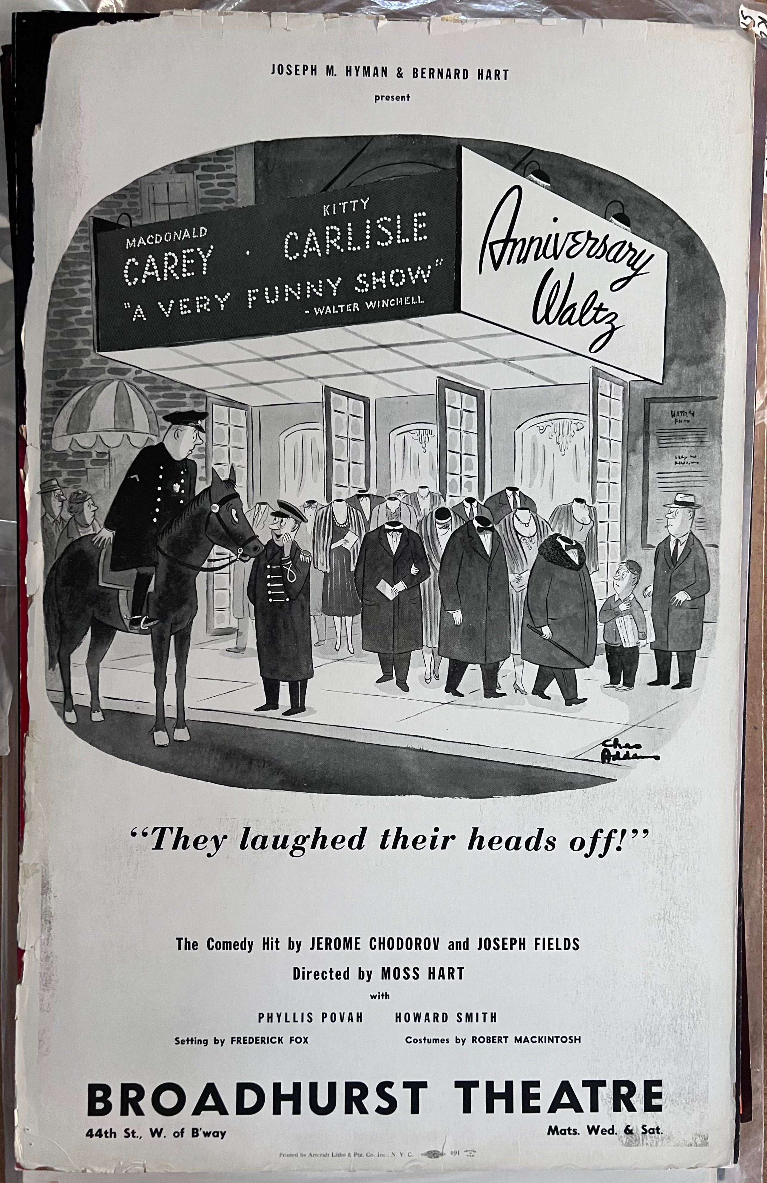 Anniversary Waltz (1954 Broadway)