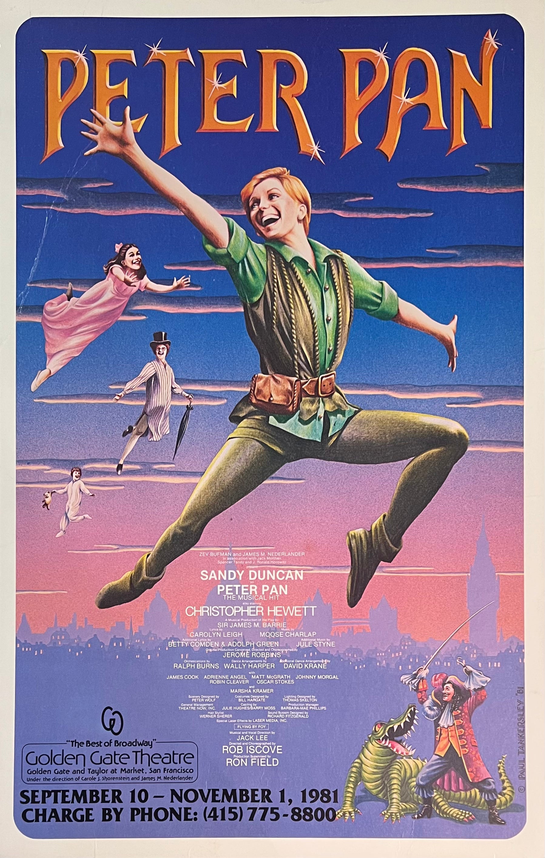 Peter Pan (1981 Tour, Sandy Duncan)