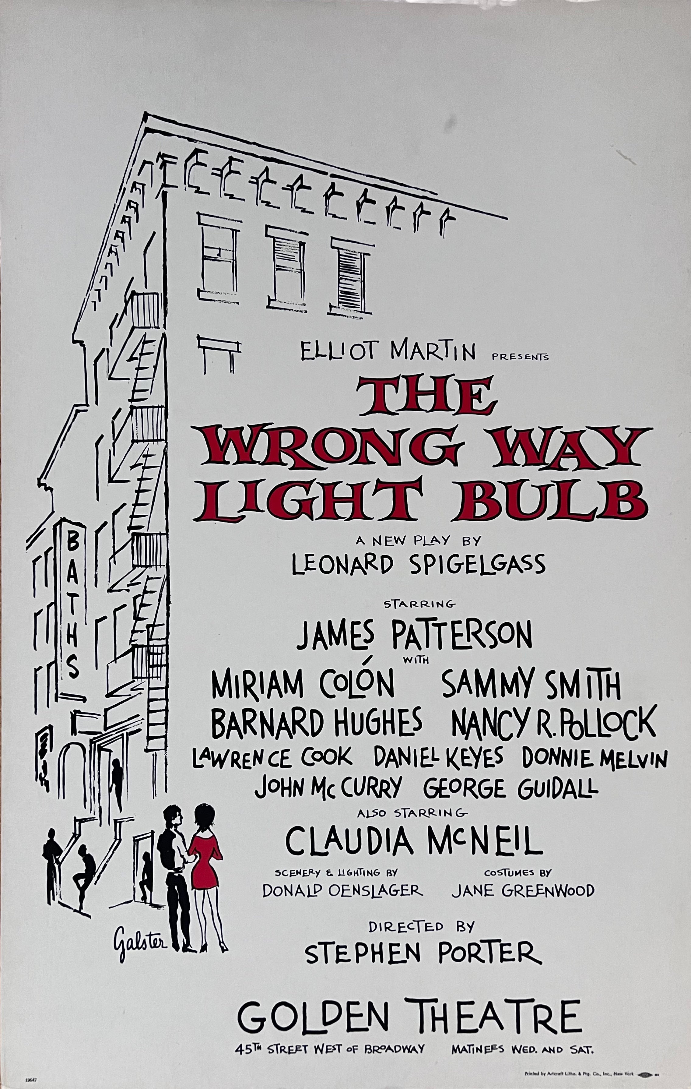 The Wrong Way Light Bulb (1969 Broadway)