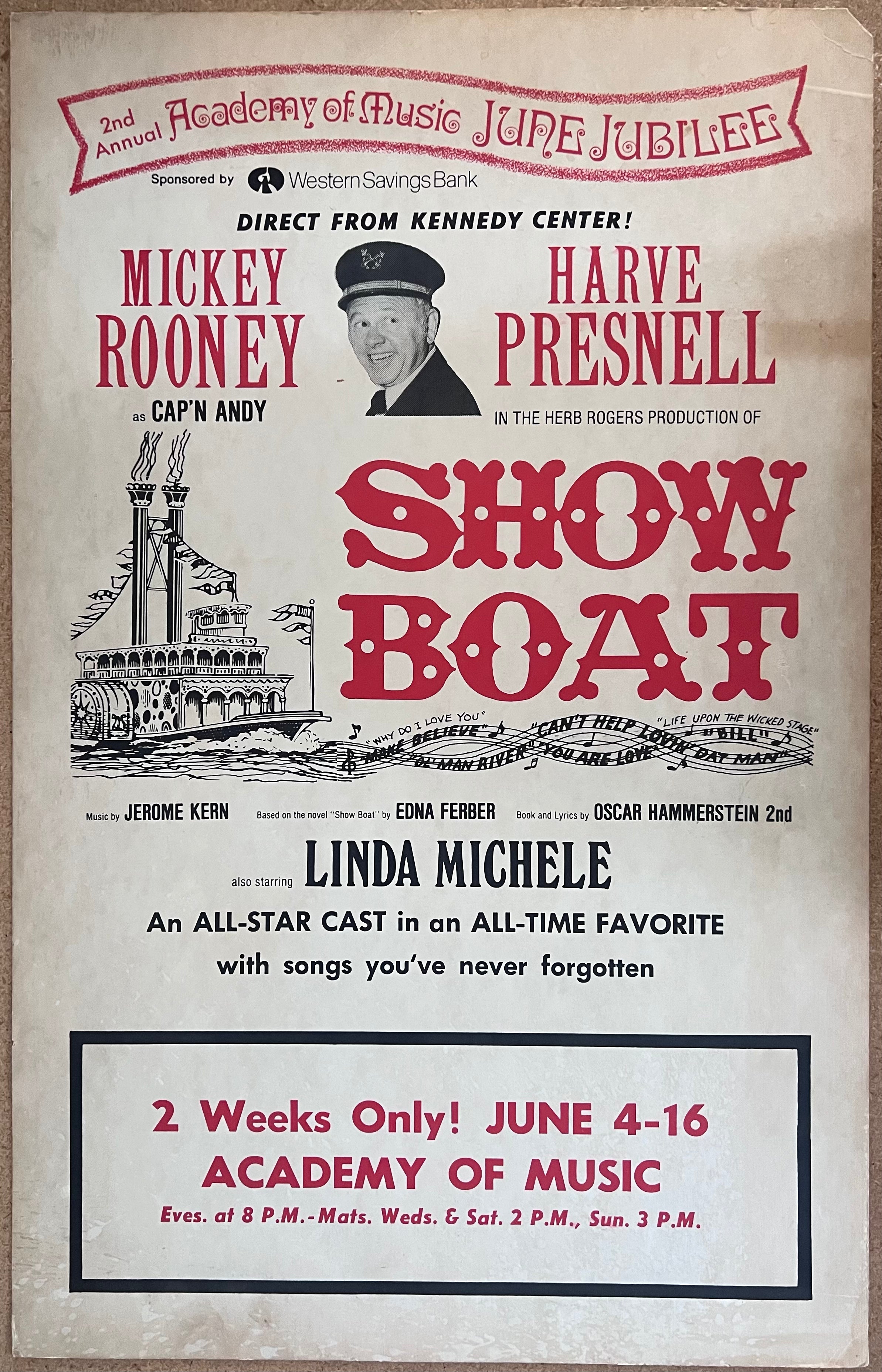Show Boat (1974 Mickey Rooney - Harve Presnell)