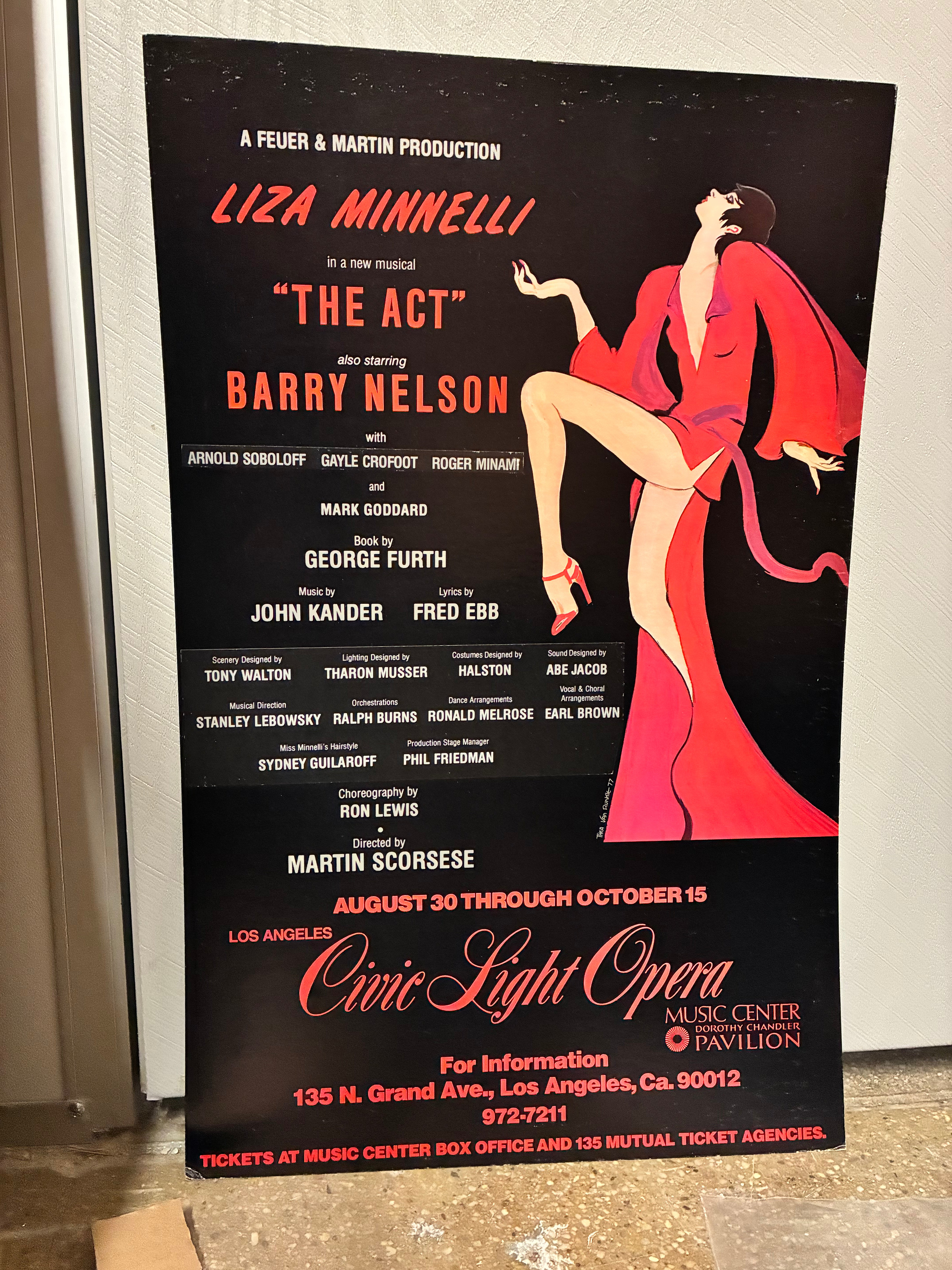 The Act (Liza Minnelli, Los Angeles)
