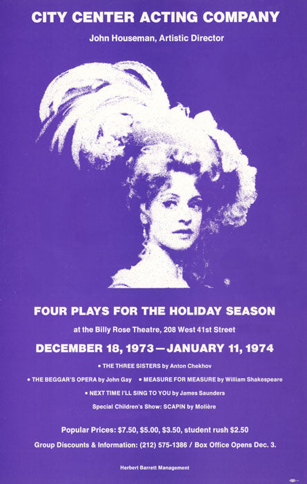 Acting Company (1973, Patti LuPone Broadway debut) - repro