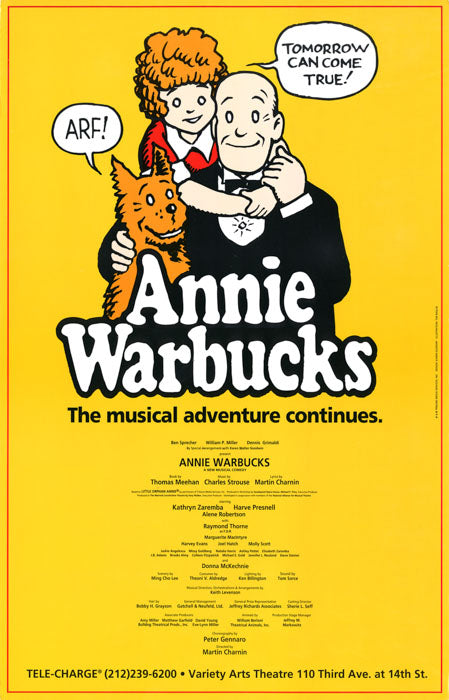Annie Warbucks (Off-Broadway sequel to Annie) repro