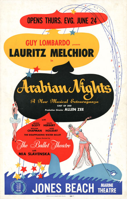 Arabian Nights (Jones Beach, 1954) repro