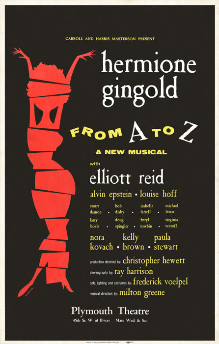 From A to Z (1960, repro)