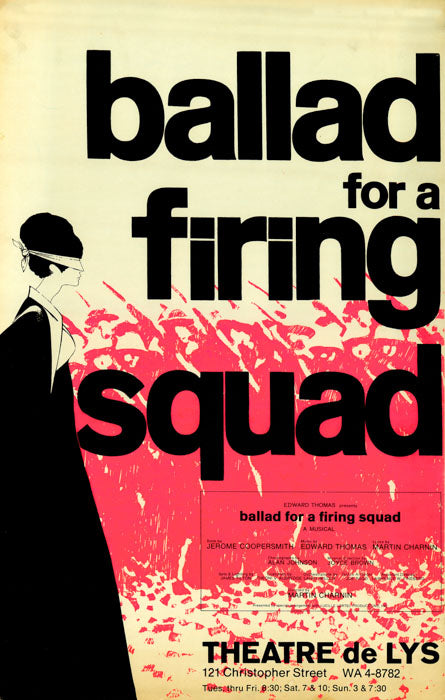 Ballad for a Firing Squad (vintage, repro)