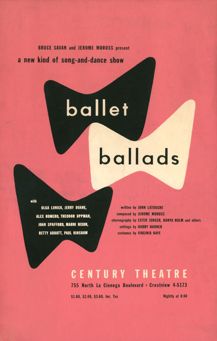 Ballet Ballads (1950, Los Angeles) - repro