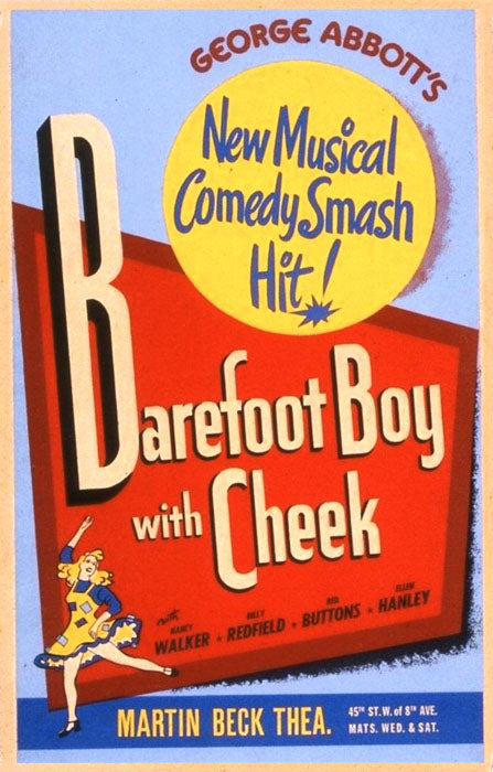Barefoot Boy with Cheek (1947, Nancy Walker, Red Buttons) - repro