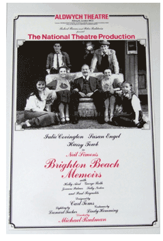 Brighton Beach Memoirs (London) one copy only