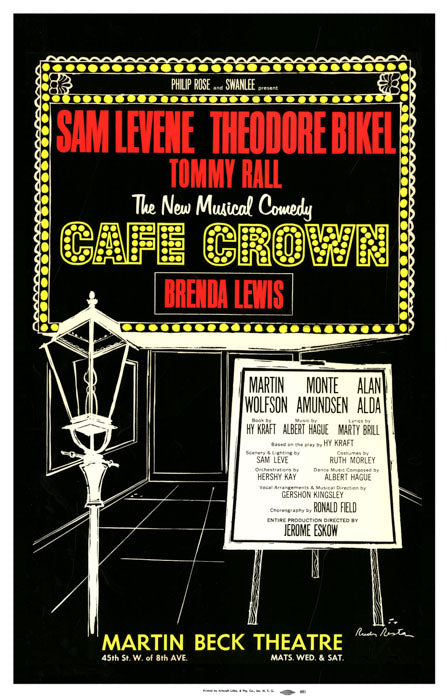 Cafe Crown (1942, play) - repro
