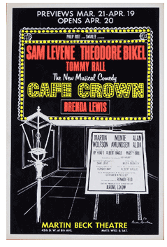 Cafe Crown (1964, musical version of play) - repro