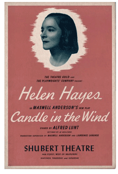 Candle in the Wind (1941, Helen Hayes) - repro