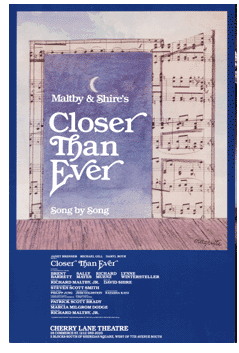 Closer Than Ever (1989 off-Broadway, repro)