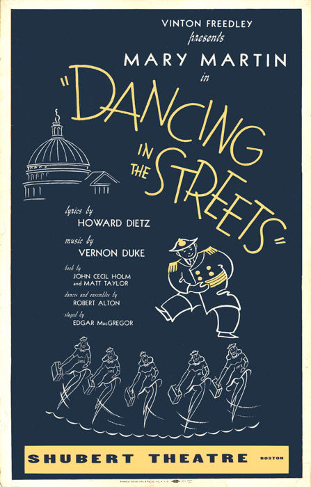 Dancing in the Streets (1943 Tryout Flop) - repro