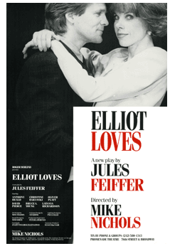 Elliott Loves (1990 off B'way, Jules Feiffer, Mike Nichols) - repro