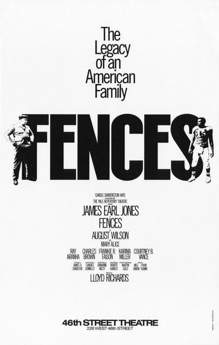 Fences (orig, James Earl Jones) - repro
