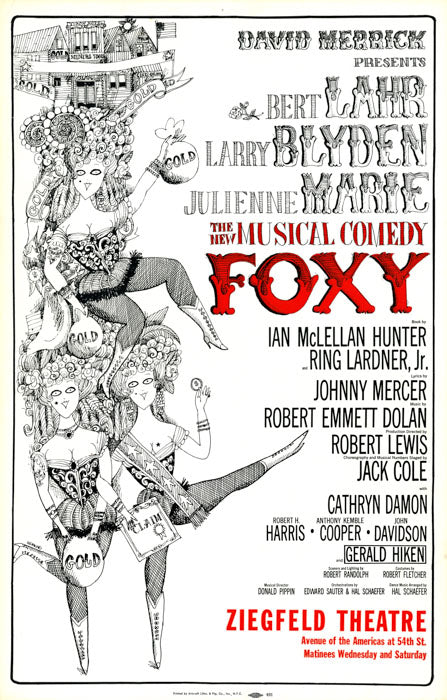 Foxy (1964, Bert Lahr) repro