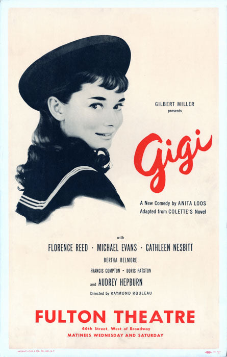 Gigi (1951, Audrey Hepburn) - repro