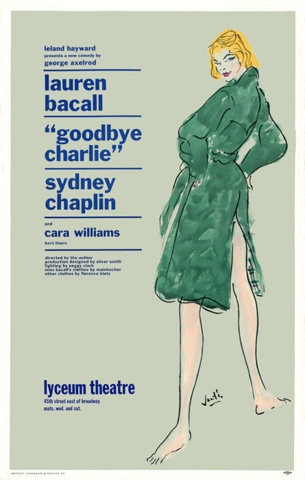 Goodbye Charlie (1959, Lauren Bacall) - repro