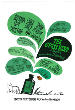 The Grass Harp (1971 musical, repro, printed for the first time ever using 1971 original, unproduced artwork)
