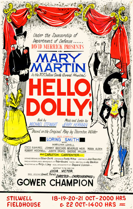 Hello, Dolly! (Mary Martin, 1965 Okinawa Japan Tour) - repro