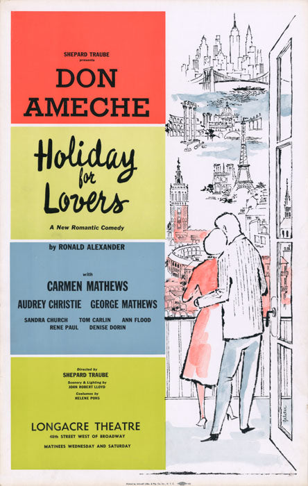 Holiday for Lovers (1957, Don Ameche) - repro