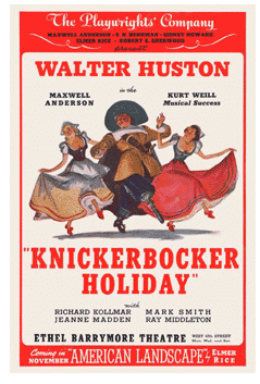 Knickerbocker Holiday (1938) - repro
