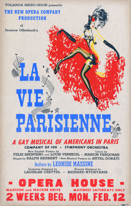 La Vie Parisienne (1945 national tour) - repro