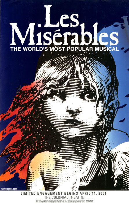 Les Misérables (2001 Tour, Boston) - repro