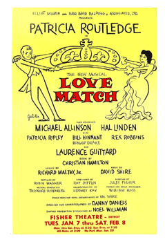 Love Match (1969, closed Detroit tryout) - repro