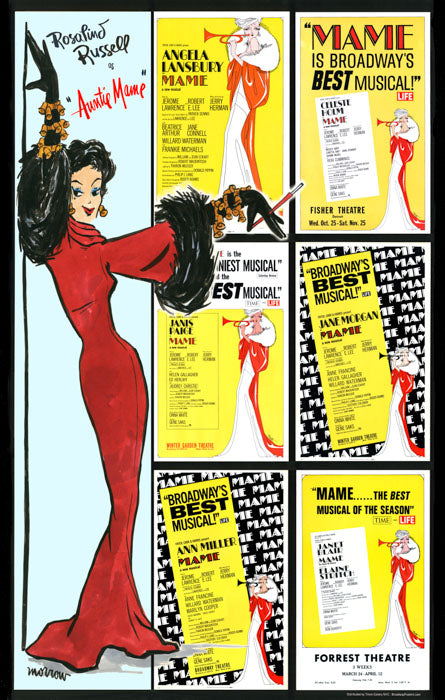 Mame (1966 Combo Poster) - repro