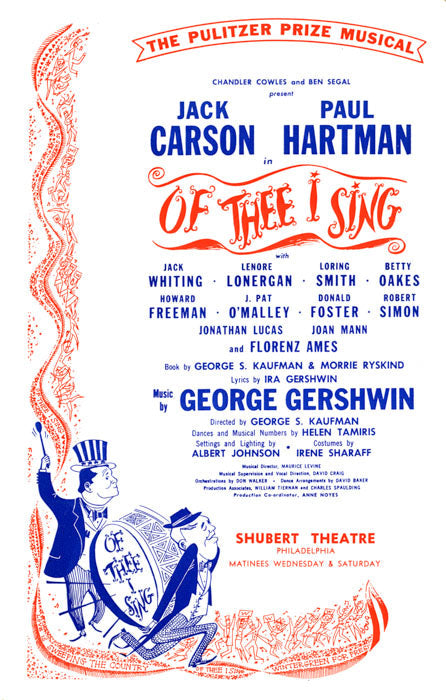 Of Thee I Sing (1952 Revival) - repro