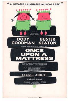 Once Upon a Mattress (Orig. Tour, Buster Keaton) - repro