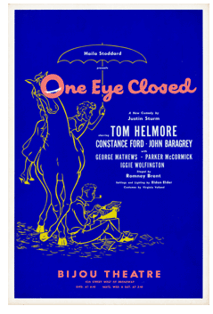One Eye Closed (1954) - repro