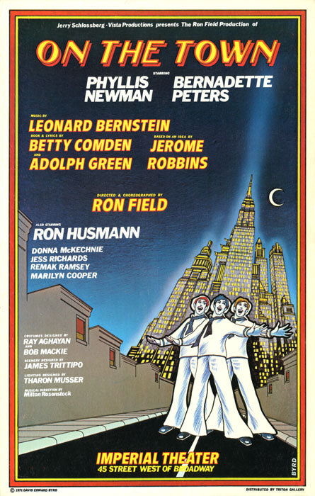 On the Town (1971 Revival, Bernadette Peters) - repro