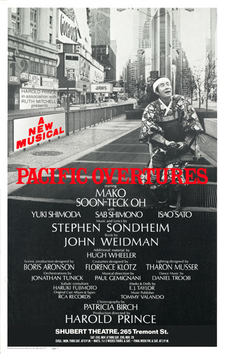 Pacific Overtures (1975 Boston tryout) - repro