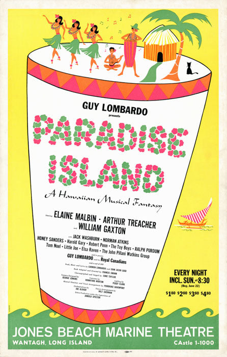 Paradise Island (Jones Beach, 1961) repro