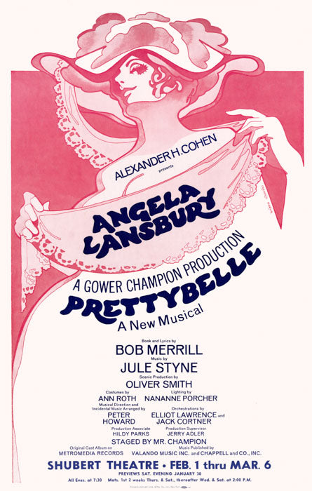 Prettybelle (Boston, 1971, Angela Lansbury) original monochrome version - repro