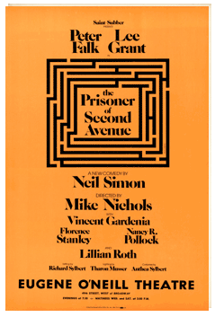 The Prisoner of Second Avenue (1971, Peter Falk, Neil Simon) - repro