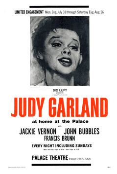Judy Garland At Home At the Palace (Repro)
