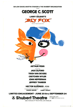 Sly Fox (1978, Shubert LA) - repro