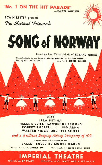 Song of Norway (1945) repro