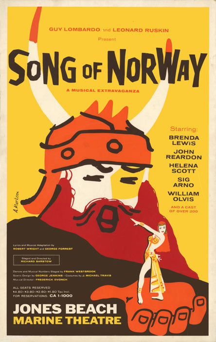 Song of Norway (Jones Beach, 1958) - repro