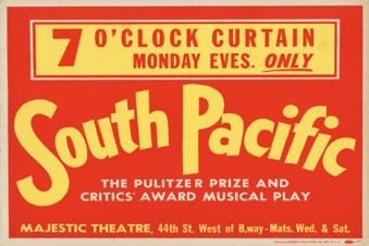 South Pacific 7pm Curtain - repro