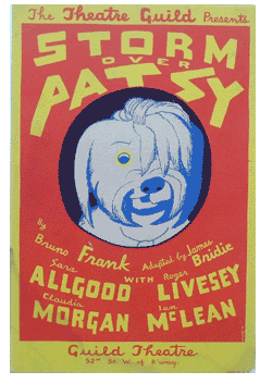 Storm Over Patsy (1937 Theatre Guild production) - repro