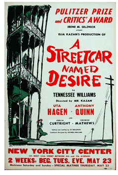 A Streetcar Named Desire (1950 revival, Anthony Quinn) - repro