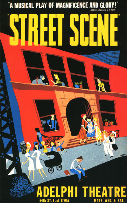 Street Scene (vintage, repro)