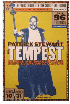 The Tempest (Patrick Stewart, 1995 revival, on paper)