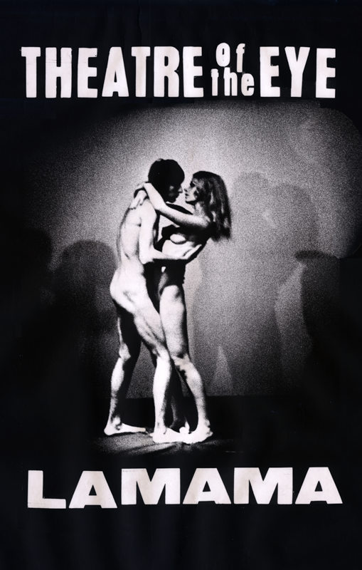 Theatre of the Eye (La Mama, off-Bway)(Rare poster from one of Tom Eyen's experimental off-Broadway shows) - repro